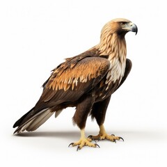 Obraz premium African eagle isolated on white background