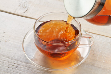 温かい紅茶　イメージ