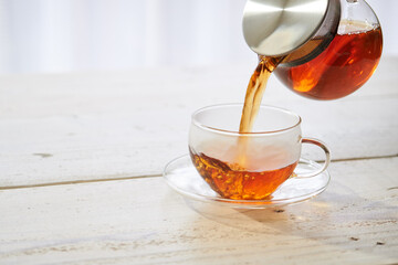 温かい紅茶　イメージ