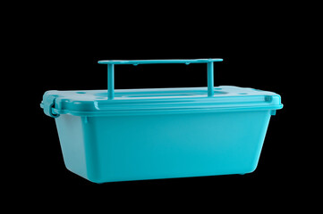 et of white plastic bottles (packages, tubes) on black background. For cosmetic product