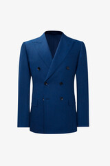 blue jacket isolated on white background