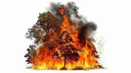 Obraz premium Forest Fire