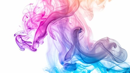 Fototapeta premium Dreamy Diffusion: Soft Smoke in Pastel Hues