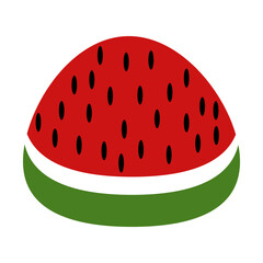 simple watermelon vector | fruits | design elements 