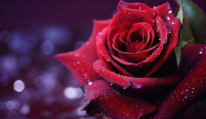 very beautiful red roses