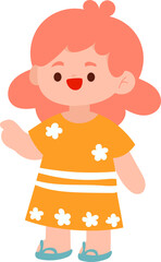 flat-style kids' summer fun with beach travel and delightful ice cream illustrations