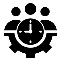 Productivity Glyph Icon