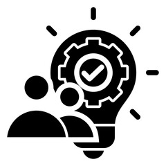 Inspiration Glyph Icon