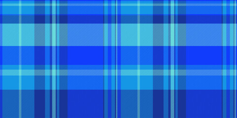 Event fabric pattern texture, order tartan background vector. Decor plaid check seamless textile in cyan and bright colors.