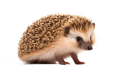 hedgehog on white background - 714798975