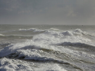 Atlantic sea storm