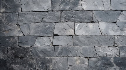 grey stone tile texture detail with grain and cracks - obrazy, fototapety, plakaty