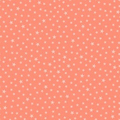 Pink seamless pattern with little stars