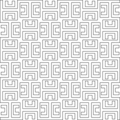 Abstract shapes from lines. Vector graphics for design, prints, decoration, cover, textile, digital wallpaper, web background, wrapping paper, clothing, fabric, packaging, cards.Geometric patterns.