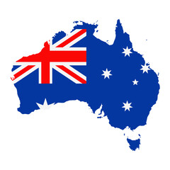 Obraz na płótnie Canvas High detailed vector map - Australia
