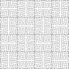 Abstract shapes from lines. Vector graphics for design, prints, decoration, cover, textile, digital wallpaper, web background, wrapping paper, clothing, fabric, packaging, cards.Geometric patterns.