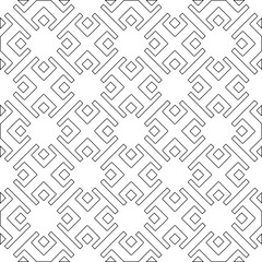 Abstract shapes from lines. Vector graphics for design, prints, decoration, cover, textile, digital wallpaper, web background, wrapping paper, clothing, fabric, packaging, cards.Geometric patterns.