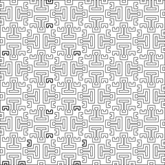 Abstract shapes from lines. Vector graphics for design, prints, decoration, cover, textile, digital wallpaper, web background, wrapping paper, clothing, fabric, packaging, cards.Geometric patterns.