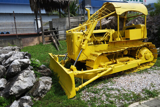 Machine in Kinta Tin Mining Museum in Kampar, Malaysia