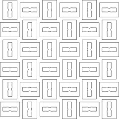 Abstract shapes from lines. Vector graphics for design, prints, decoration, cover, textile, digital wallpaper, web background, wrapping paper, clothing, fabric, packaging, cards.Geometric patterns.