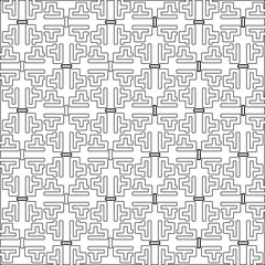 Abstract shapes from lines. Vector graphics for design, prints, decoration, cover, textile, digital wallpaper, web background, wrapping paper, clothing, fabric, packaging, cards.Geometric patterns.