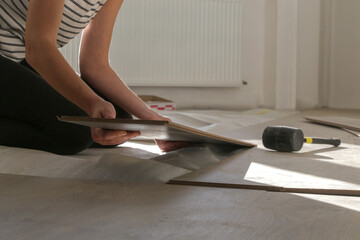 Step by step of laminate flooring installation