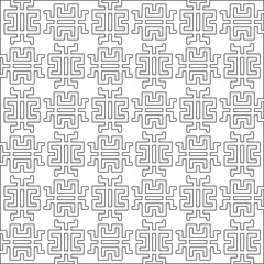 Abstract shapes from lines. Vector graphics for design, prints, decoration, cover, textile, digital wallpaper, web background, wrapping paper, clothing, fabric, packaging, cards.Geometric patterns.