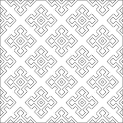 Abstract shapes from lines. Vector graphics for design, prints, decoration, cover, textile, digital wallpaper, web background, wrapping paper, clothing, fabric, packaging, cards.Geometric patterns.