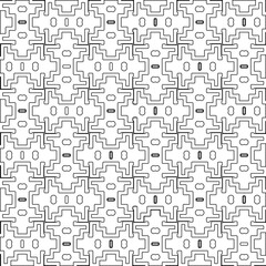 Abstract shapes from lines. Vector graphics for design, prints, decoration, cover, textile, digital wallpaper, web background, wrapping paper, clothing, fabric, packaging, cards.Geometric patterns.