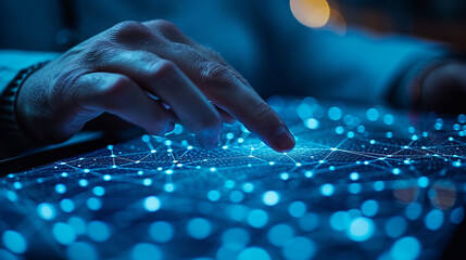 person typing on a laptop