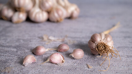 Close-up Thai Garlic