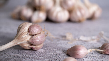 Close-up Thai Garlic
