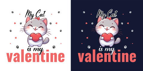 Valentine's day vector tshirt logo design.
