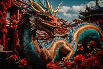 Obraz premium chinese dragon 