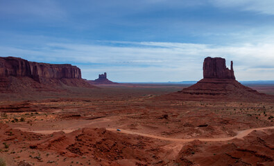 East Mitten buttes,  Monument Valley, Arizona - Utah