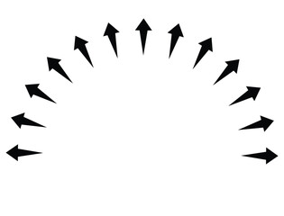 Arrow. Web symbol for use. Vector illustration
