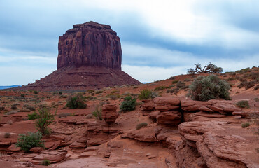 Fototapeta premium East Mitten buttes, Monument Valley, Arizona - Utah, USA