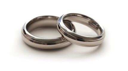 Unbreakable Union: Matching Titanium Bands for Love