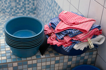 20세기 한국의 목욕탕, 수건