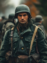 German soldier during the Second World War