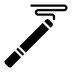 smoking glyph icon
