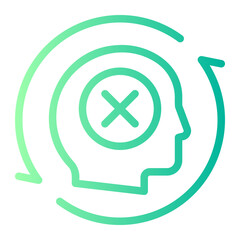 bad habits gradient icon