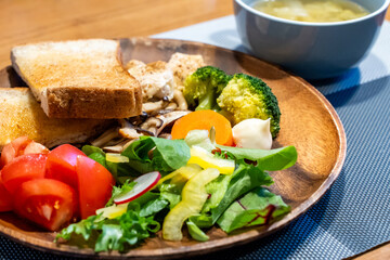 ヘルシーな朝食