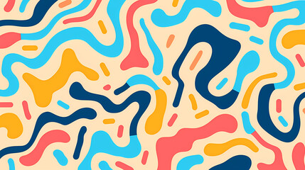 Cute graffiti art abstract background poster web page PPT, art background