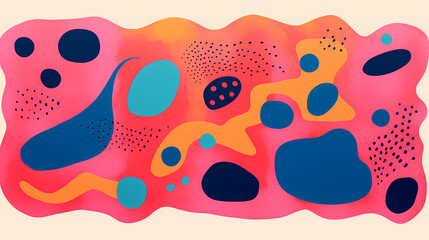 Naklejka premium Cute graffiti art abstract background poster web page PPT, art background