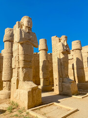 Karnak Temple is dedicated to the temple complex of Ancient Egypt. Thebes, Karnak, Luxor, Egypt