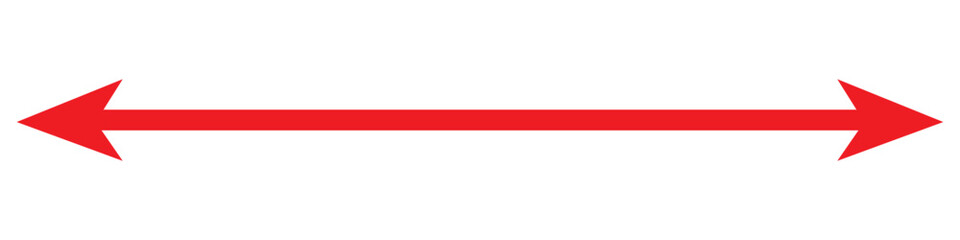 Red long Arrows vector set. Arrow icon collection. Set different arrows or web design,eps10