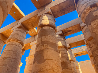 Karnak Temple is dedicated to the temple complex of Ancient Egypt. Thebes, Karnak, Luxor, Egypt