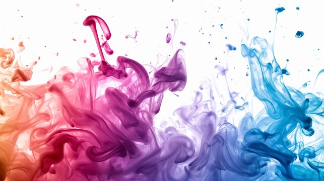 Vibrant Swirl: Fluid Dynamics in Abstract Art