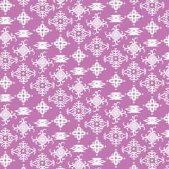 Indonesian Batik Pattern Traditional Background